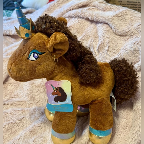 afro unicorn Other - Unicorn Plush